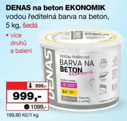 Barvy a laky drogerie Denas vodou ředitelná barva na beton nabídka