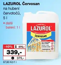 Barvy a laky drogerie Lazurol červosan nabídka