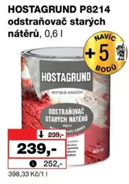Barvy a laky drogerie Hostaground odstraňovač starých nátěrů nabídka