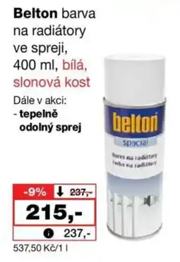 Barvy a laky drogerie Belton barva na radiátory ve spreji nabídka