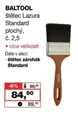 Barvy a laky drogerie Baltool štětec lazura standard plochý nabídka