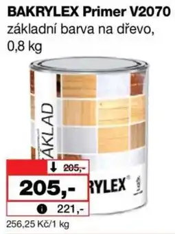 Barvy a laky drogerie Bakrylex primer v2070 nabídka