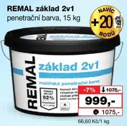 Barvy a laky drogerie Remal základ 2v1 nabídka