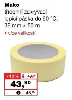 Barvy a laky drogerie Mako třídnění zakrývací lepící páska nabídka