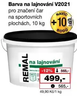 Barvy a laky drogerie Remal na lajnování nabídka