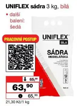 Barvy a laky drogerie Uniflex sádra nabídka