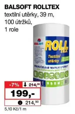 Barvy a laky drogerie Balsoft textilní utěrky nabídka