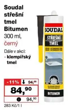 Barvy a laky drogerie Soudal střešní tmel bitumen nabídka