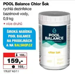 Barvy a laky drogerie Pool Balance chlor šok nabídka