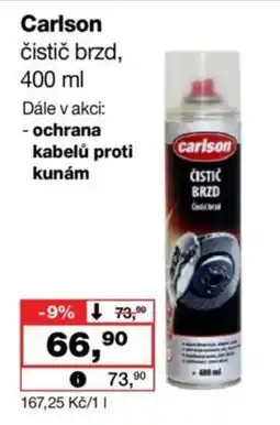Barvy a laky drogerie Carlson čistič brzd nabídka