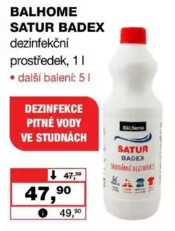 Barvy a laky drogerie Balhome satur badex nabídka
