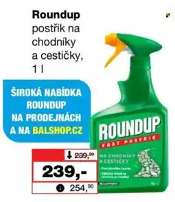 Barvy a laky drogerie Roundup postřik na chodníky a cestičky nabídka
