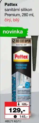 Barvy a laky drogerie Pattex sanitární silikon Premium nabídka