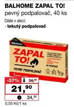 Barvy a laky drogerie Balhome zapal to! pevný podpalovač nabídka
