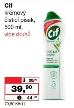 Barvy a laky drogerie Cif krémový čistící písek nabídka