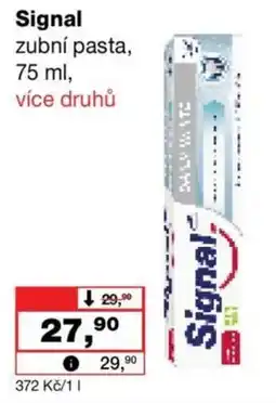 Barvy a laky drogerie Signal zubní pasta nabídka