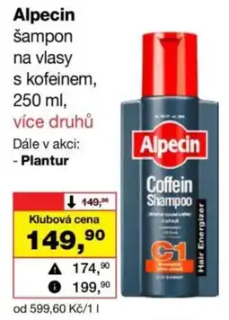 Barvy a laky drogerie Alpecin šampon na vlasy s kofeinem nabídka