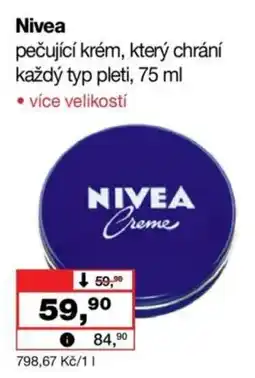 Barvy a laky drogerie Nivea pečující krém nabídka