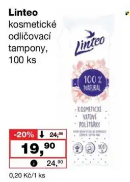 Barvy a laky drogerie Linteo kosmetické odličovací tampony nabídka