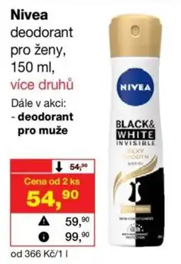 Barvy a laky drogerie Nivea deodorant pro ženy nabídka