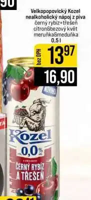 Velkopopovický Kozel nealkoholický nápoj z piva