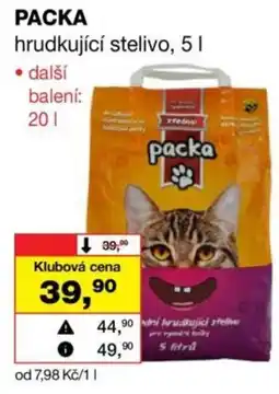 Barvy a laky drogerie Packa hrudkující stelivo nabídka