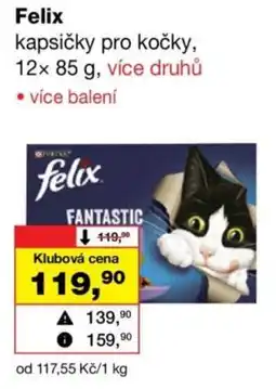 Barvy a laky drogerie Felix kapsičky pro kočky nabídka