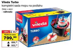 Barvy a laky drogerie Vileda Turbo kompletní sada mopu na podlahu nabídka