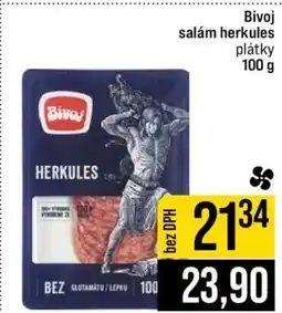 Jip Bivoj salám herkules plátky 100 g nabídka