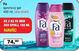 Barvy a laky drogerie Fa sprchový gel nabídka