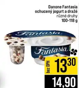 Jip Danone Fantasia ochucený jogurt a dražé nabídka