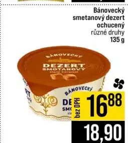 Jip Bánovecký smetanový dezert ochucený nabídka