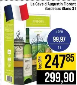 Jip La Cave d'Augustin Florent Bordeaux Blanc 3 l nabídka