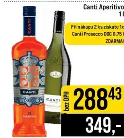 Jip Canti Aperitivo nabídka