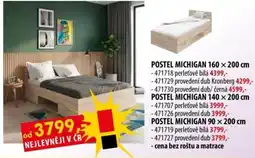 IDEA nábytek Postel michigan nabídka