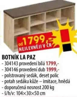 IDEA nábytek Botník la paz nabídka