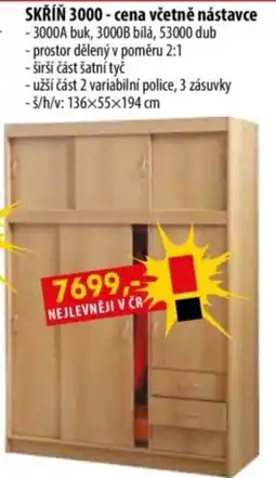 IDEA nábytek Skříň 3000 nabídka