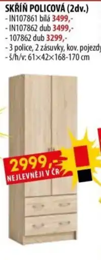 IDEA nábytek Skříň poličová nabídka