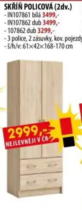 IDEA nábytek Skříň poličová nabídka