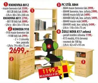 Židle Nova K17 zelená