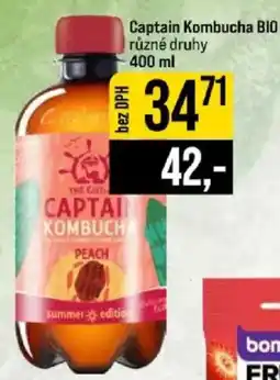 Jip Captain Kombucha BIO Peach nabídka