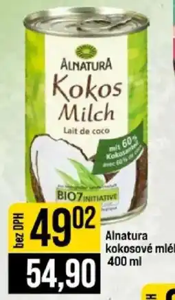 Jip Alnatura kokosové mléko nabídka