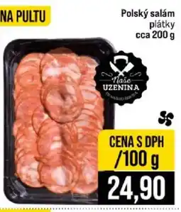 Jip Naše uzenina polský salám plátky nabídka