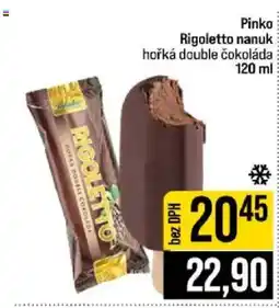 Jip Pinko Rigoletto nanuk hořká double čokoláda nabídka