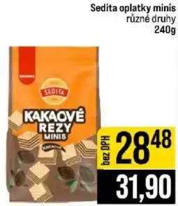 Jip Sedita kakaové rezy minis nabídka