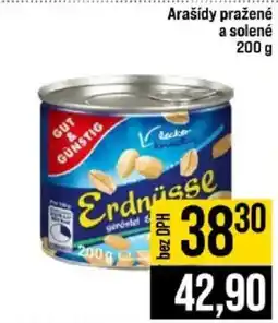 Jip Arašídy pražené a solené nabídka