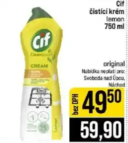 Jip Cif čistící krém lemon nabídka