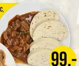Jip Bratislavská vepřová plec, houskový knedlík nabídka