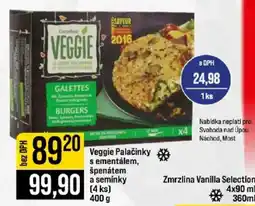 Jip Carrefour Veggie Palačinky s ementálem, špenátem a semínky nabídka