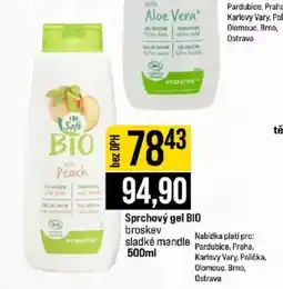 Jip Soft bio sprchový gel broskev sladké mandle nabídka